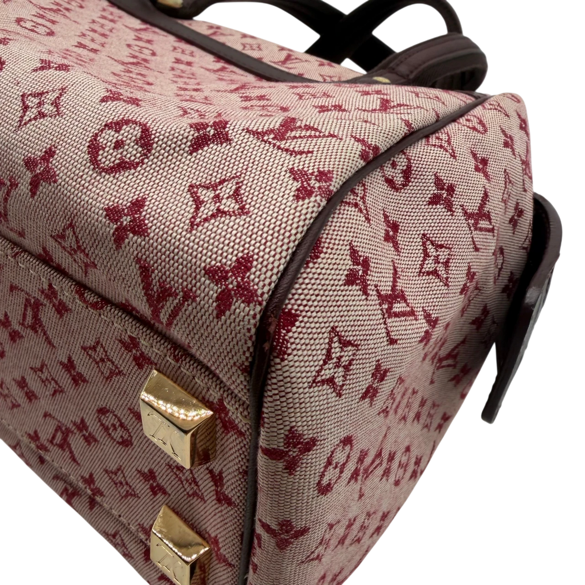 Louis Vuitton Handtasche Josephine PM monogram rot – Ecken im Detail