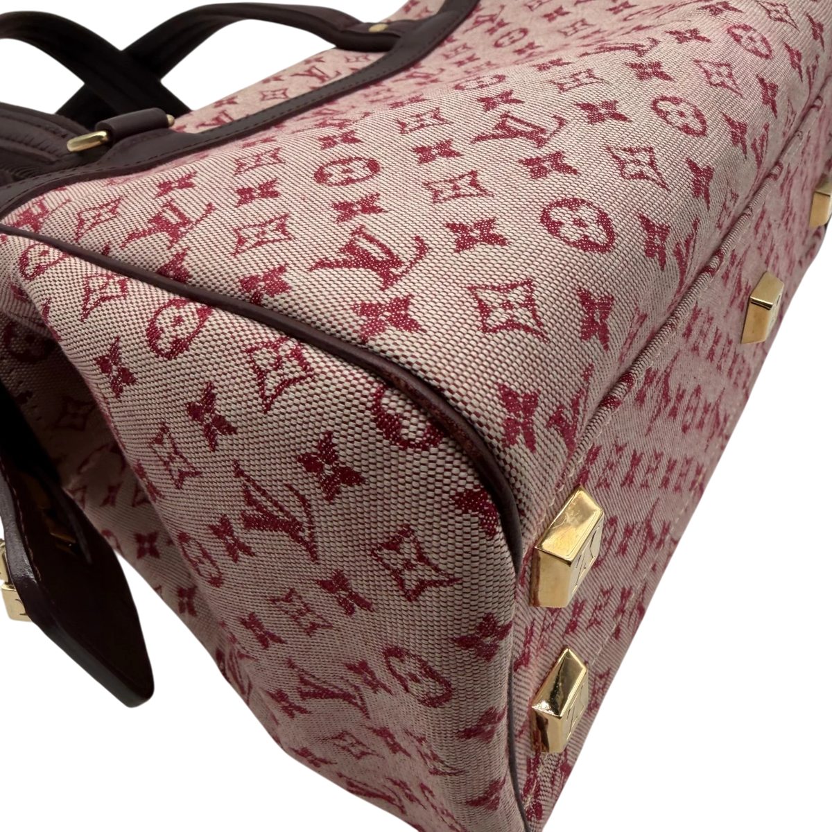 Louis Vuitton Handtasche Josephine PM monogram rot – Ecken im Detail