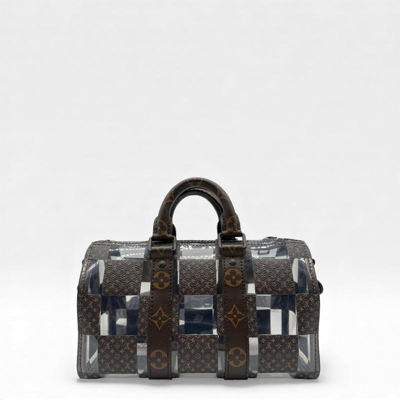 Sac à main Keepall Bandoulière 25, échecs