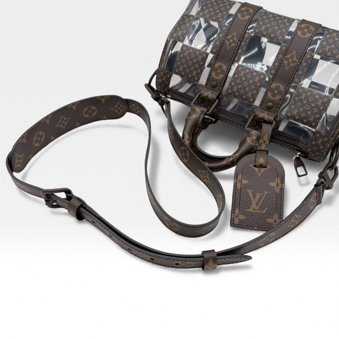 Louis Vuitton Handtasche Keepall Bandouliere 25 Schach