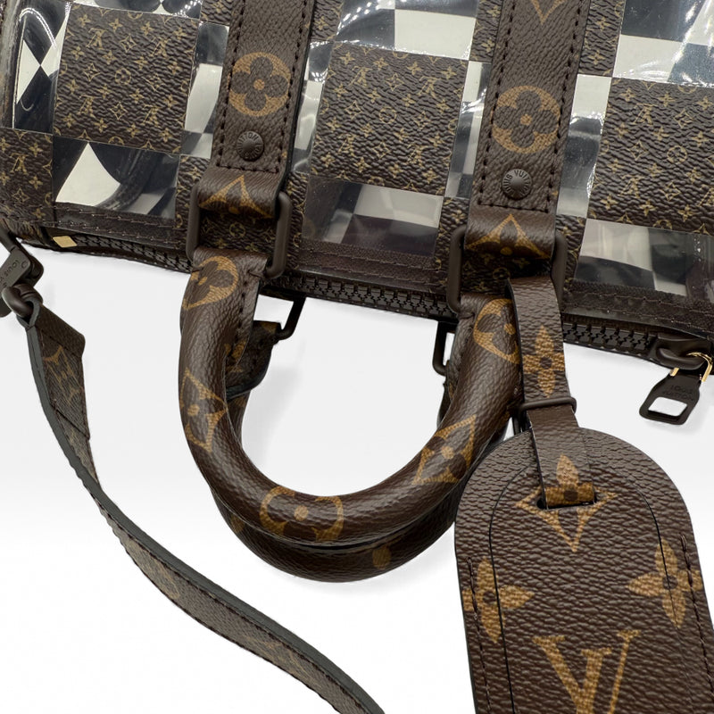 Sac à main Keepall Bandoulière 25, échecs