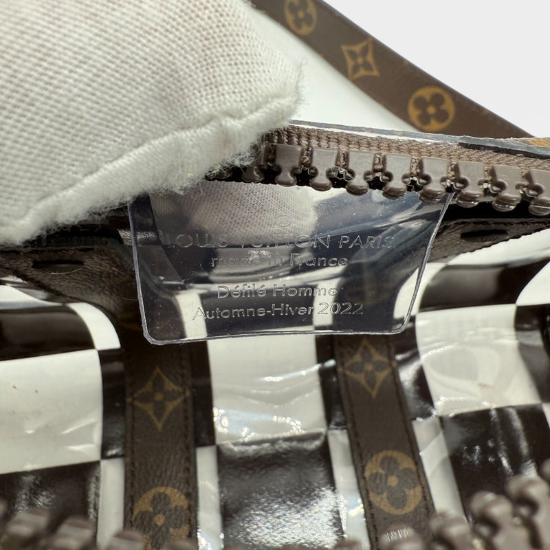 Sac à main Keepall Bandoulière 25, échecs