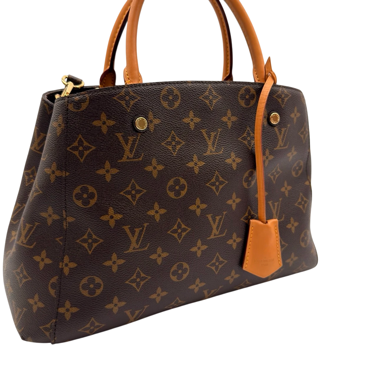 Louis Vuitton Handtasche Montaigne MM mit Schultergurt monogram braun