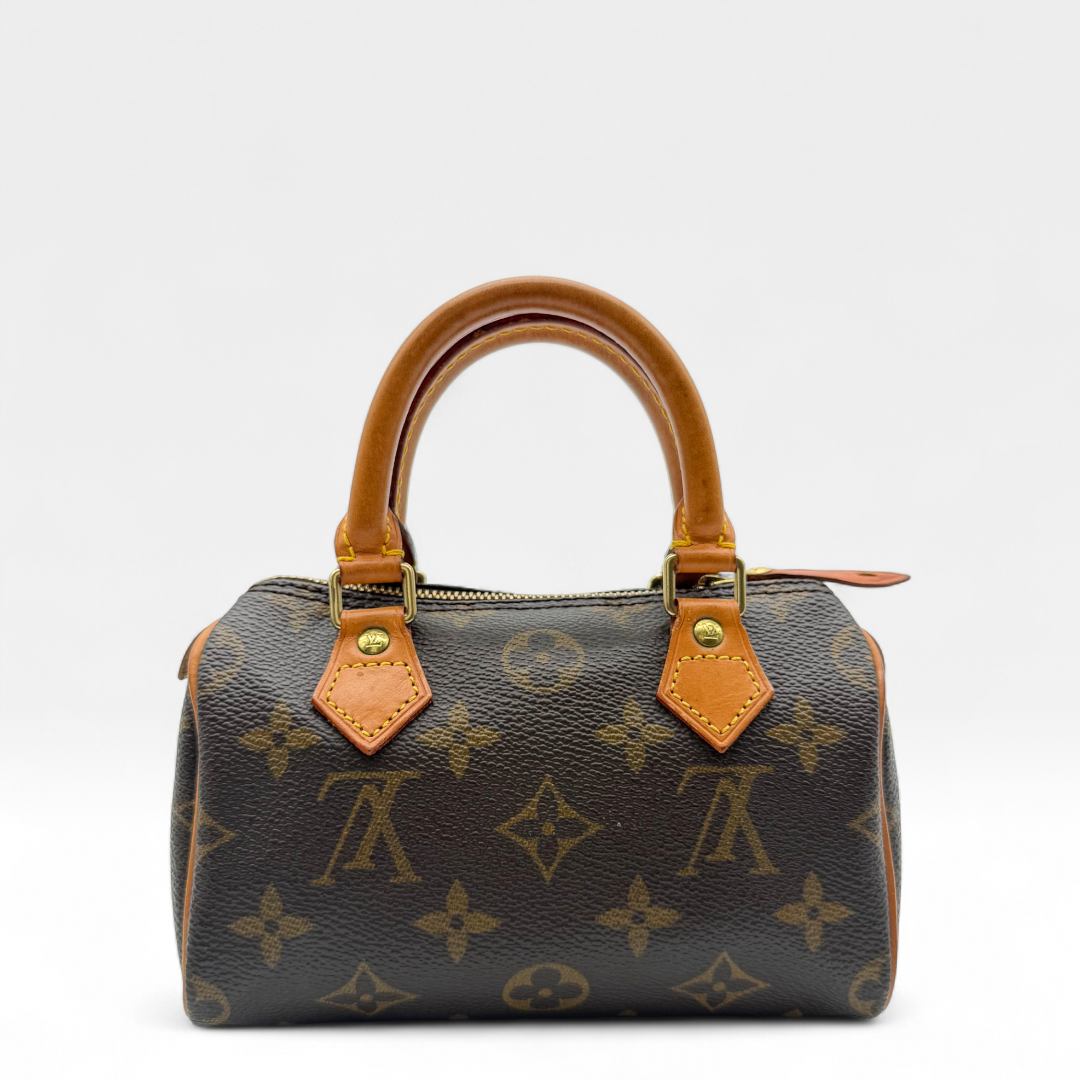 Louis Vuitton handbag Nano Speedy brown
