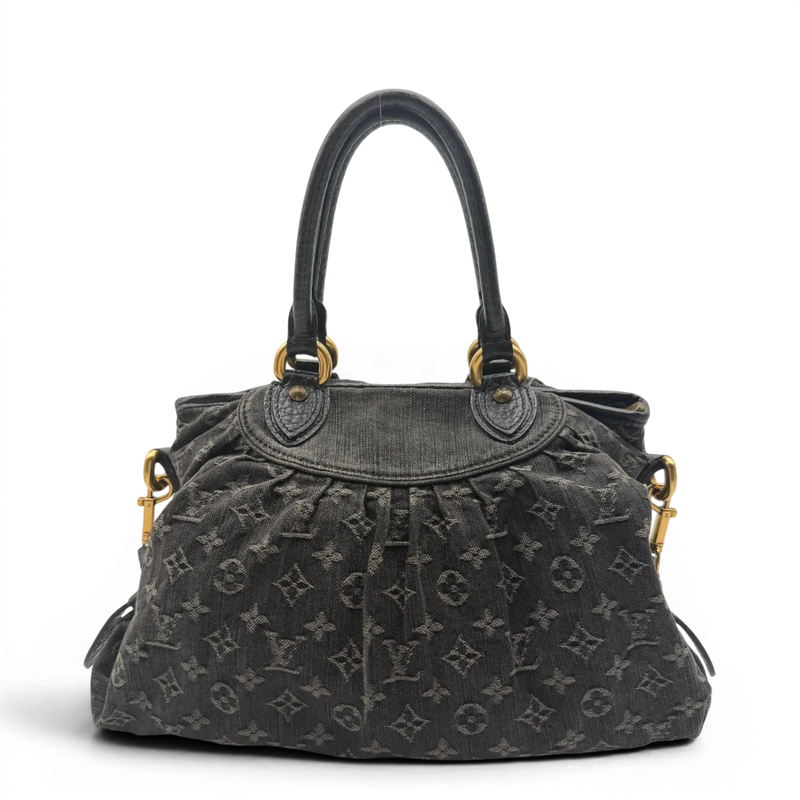 Louis Vuitton Neo Cabby MM Denim Handbag