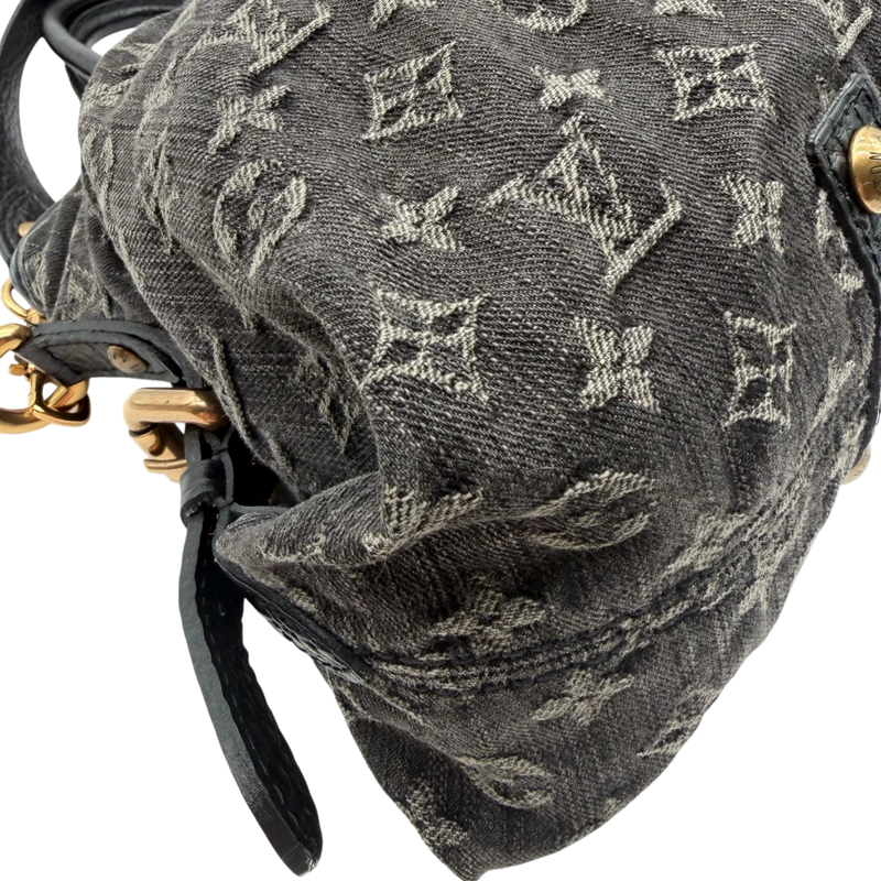 Louis Vuitton Neo Cabby MM Denim Handbag