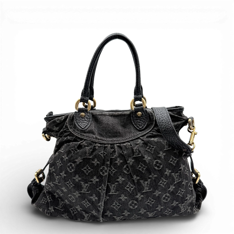Louis Vuitton Neo Cabby MM Denim Handbag