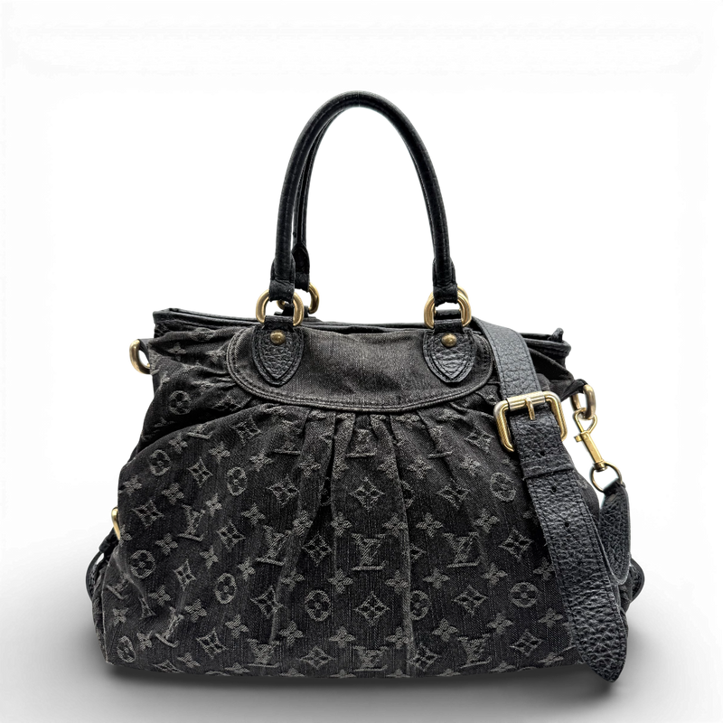 Louis Vuitton Neo Cabby MM Denim Handbag