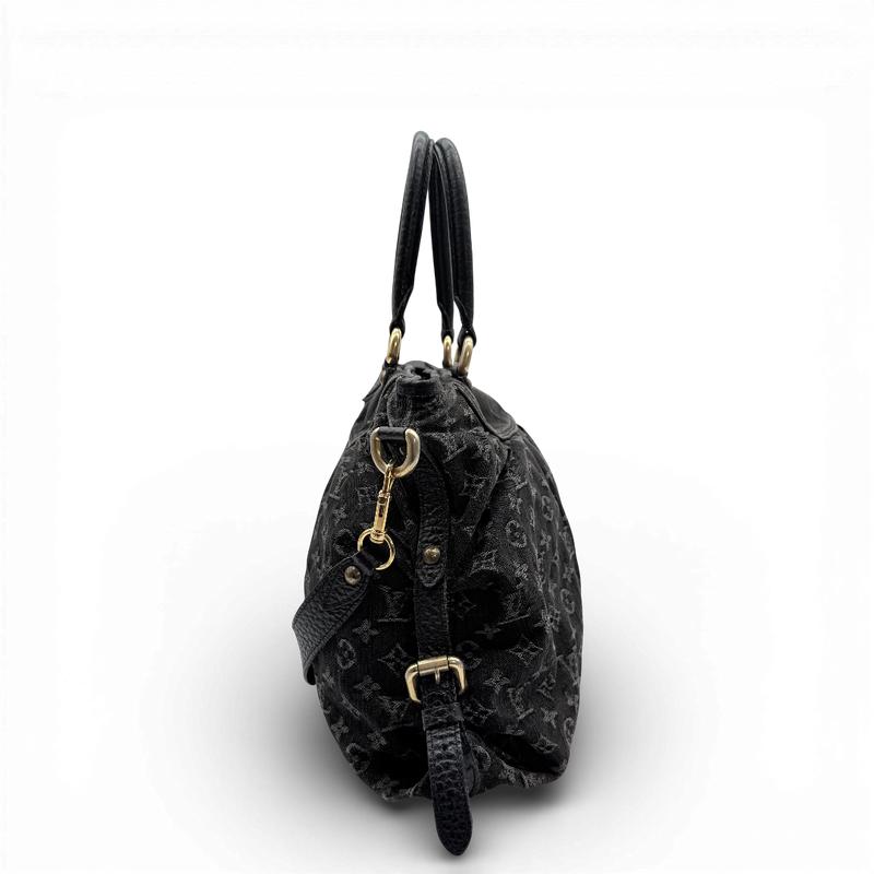 Louis Vuitton Neo Cabby MM Denim Handbag