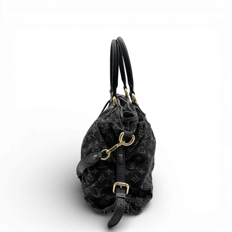 Louis Vuitton Neo Cabby MM Denim Handbag
