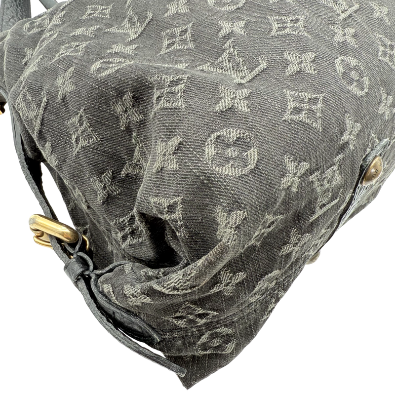 Louis Vuitton Neo Cabby MM Denim Handbag