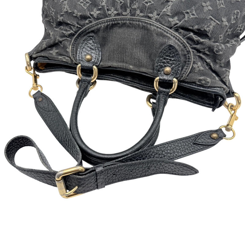 Louis Vuitton Neo Cabby MM Denim Handbag