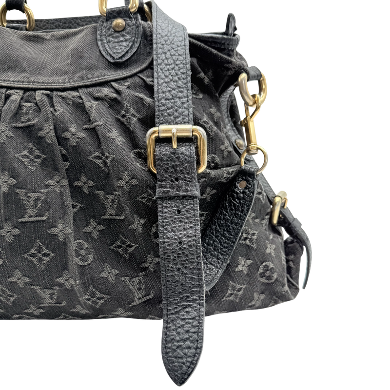 Louis Vuitton Neo Cabby MM Denim Handbag