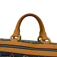 Louis Vuitton Handtasche Neo Speedy Denim monogram blau – Henkel im Detail