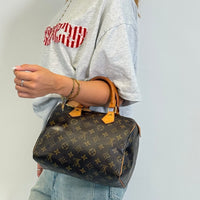 Louis Vuitton Handtasche Speedy 25 monogram braun