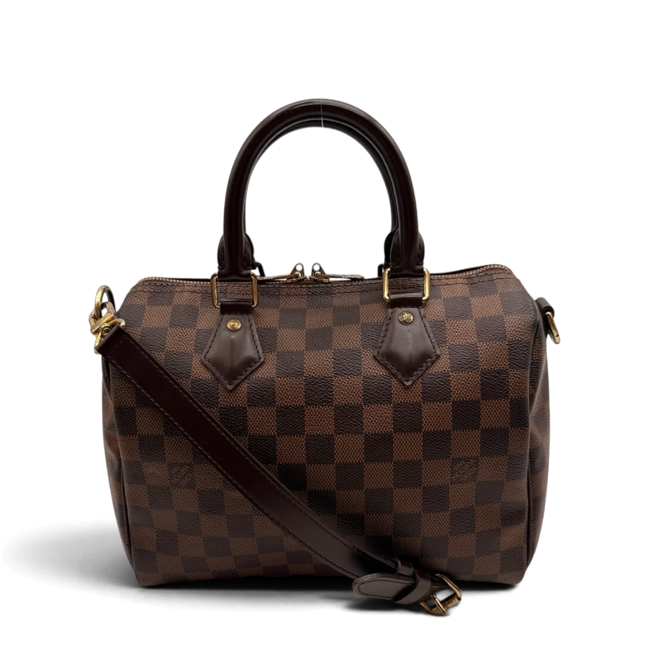 Louis Vuitton Handtasche Speedy 25 Bandouliére Damier Ebene braun