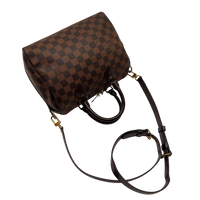 Louis Vuitton Handtasche Speedy 25 Bandouliére Damier Ebene braun
