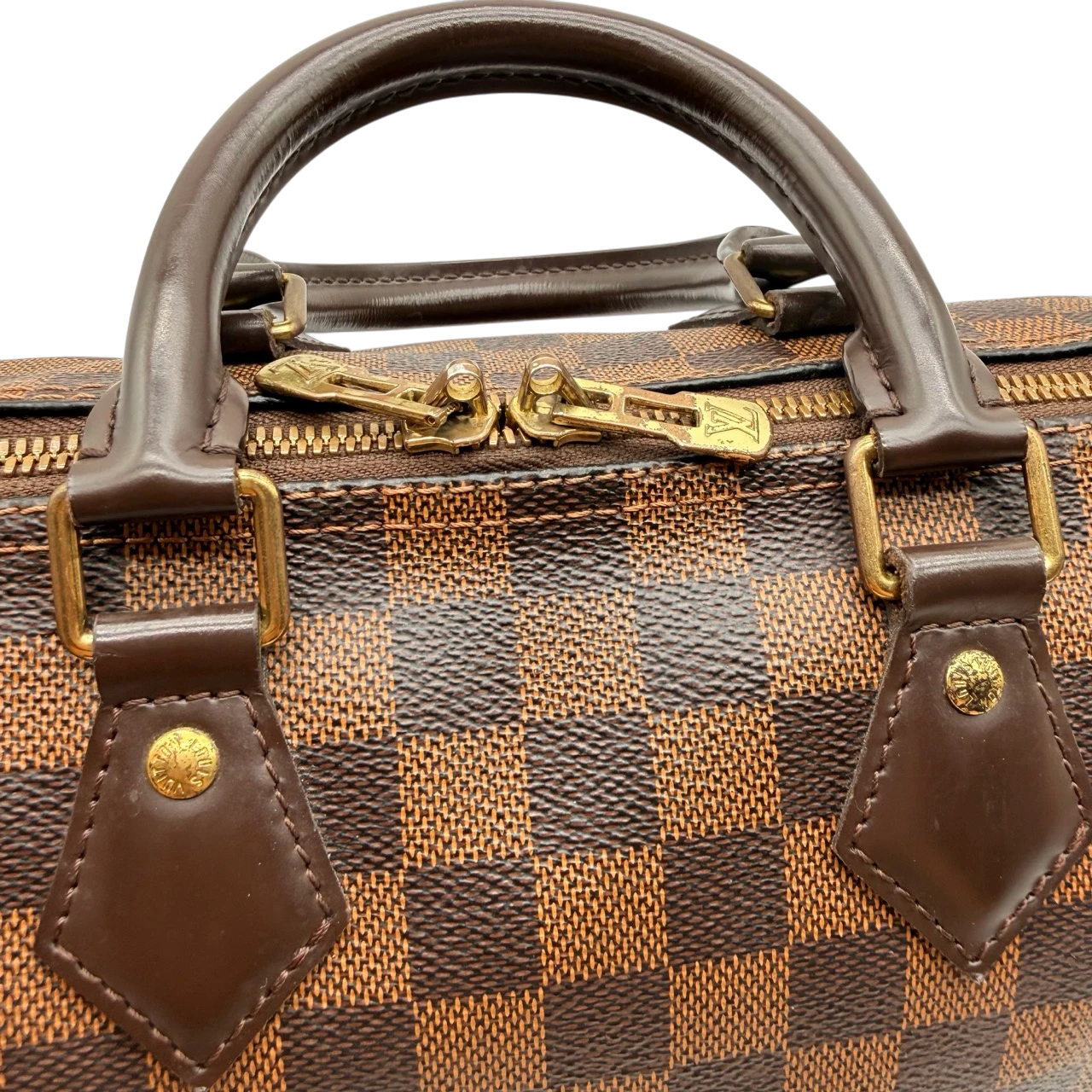 Louis Vuitton Handtasche Speedy 25 Bandouliére Damier Ebene braun