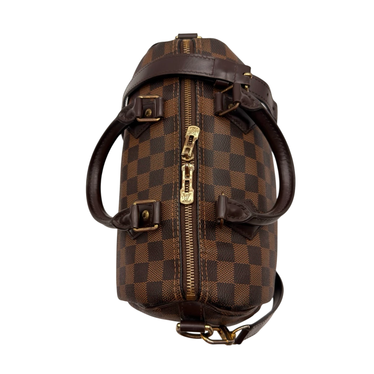 Louis Vuitton Handtasche Speedy 25 Bandouliére Damier Ebene braun