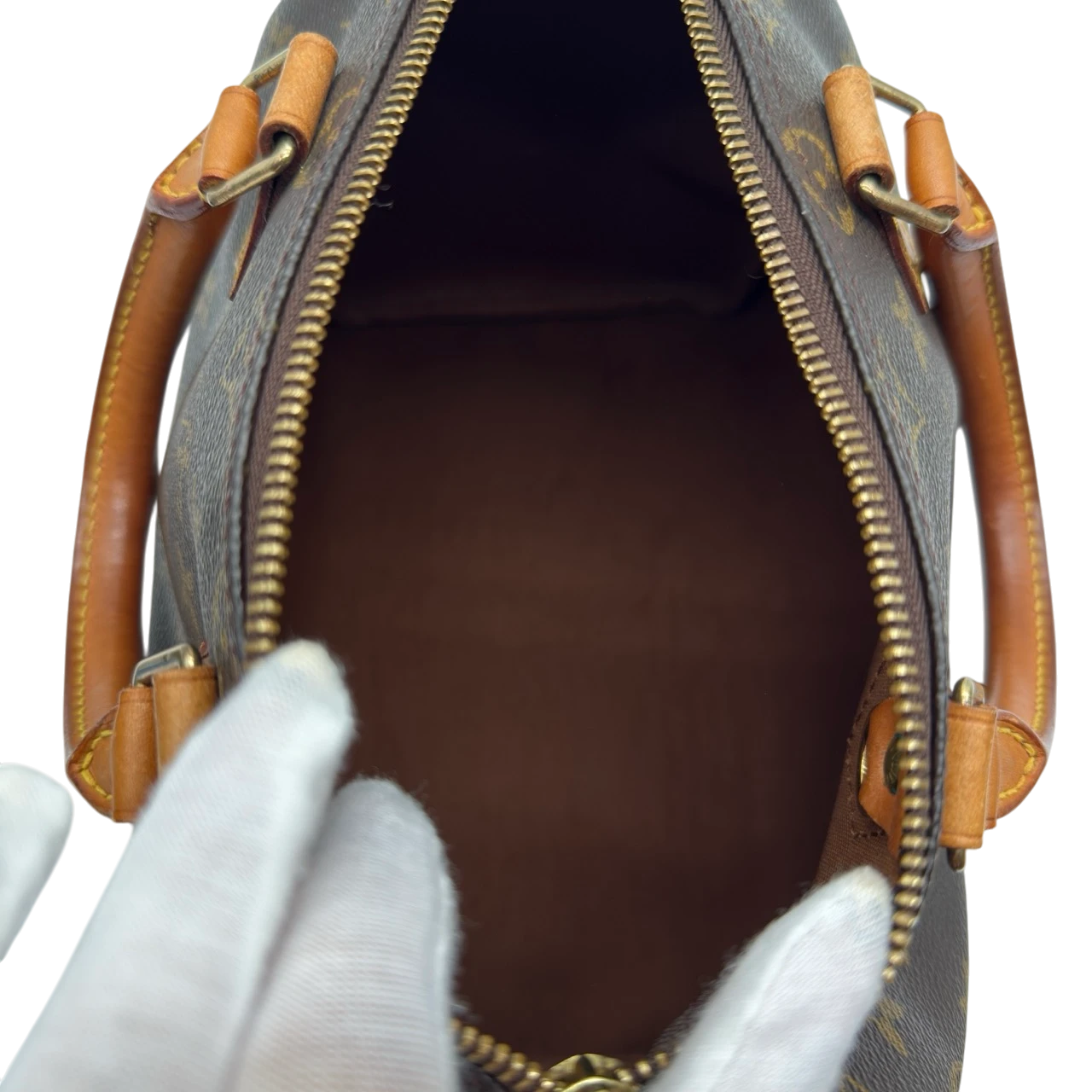 Louis Vuitton Handtasche Speedy 25 monogram braun