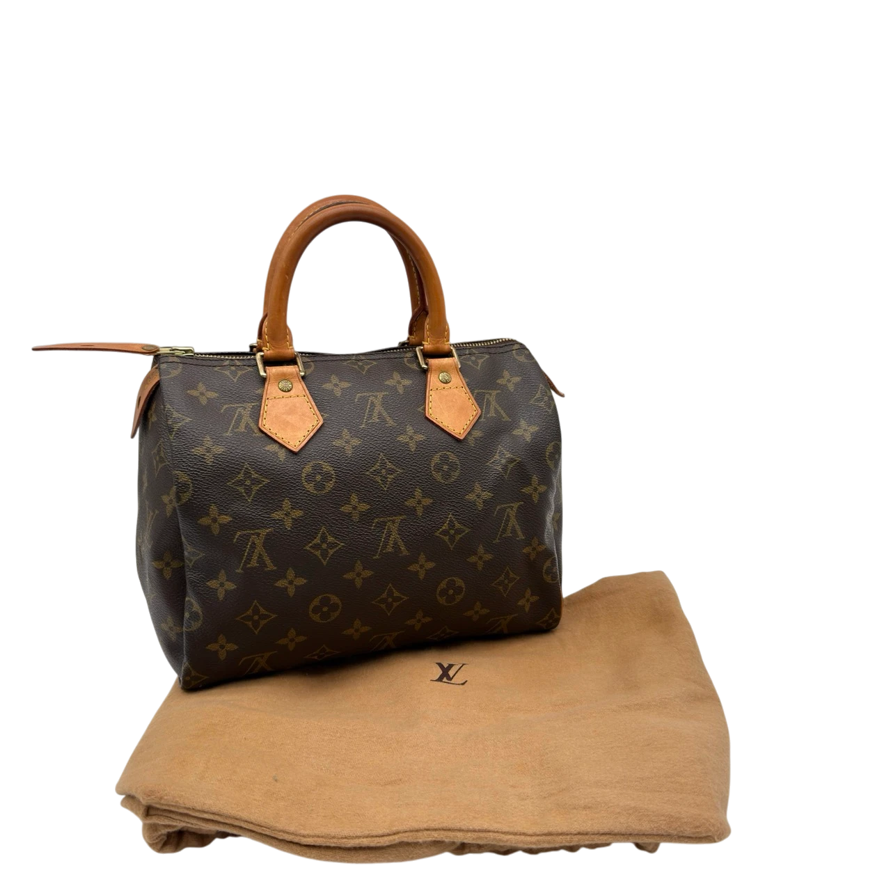 Louis Vuitton Handtasche Speedy 25 monogram braun