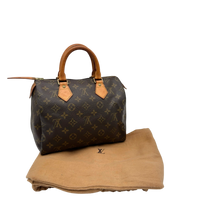 Louis Vuitton Handtasche Speedy 25 monogram braun