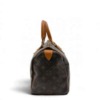 Louis Vuitton Handtasche Speedy 25 monogram braun – Seitenansicht