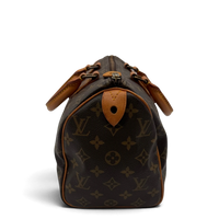 Louis Vuitton Handtasche Speedy 25 monogram braun – Seitenansicht