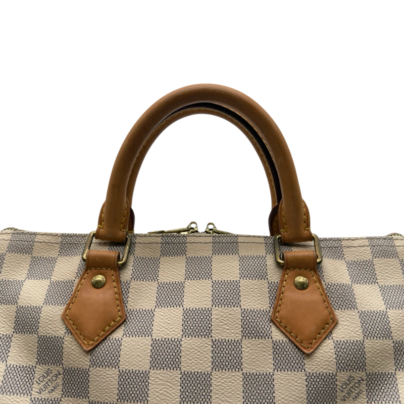 Louis Vuitton Handtasche Speedy 30 Bandouliére Damier Azur