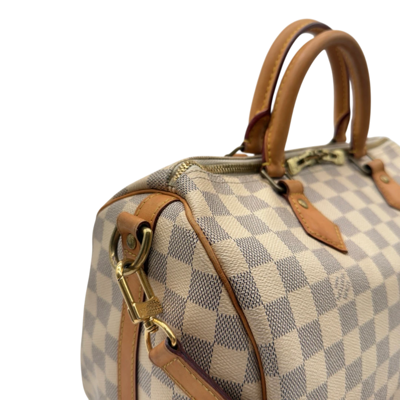 Louis Vuitton Handtasche Speedy 30 Bandouliére Damier Azur