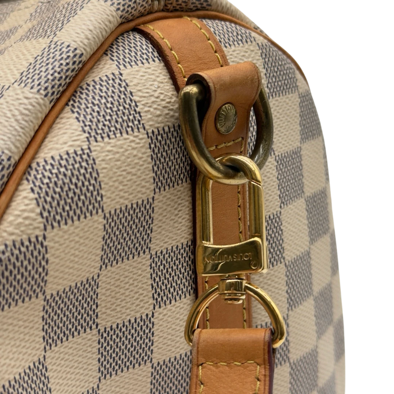 Louis Vuitton Handtasche Speedy 30 Bandouliére Damier Azur