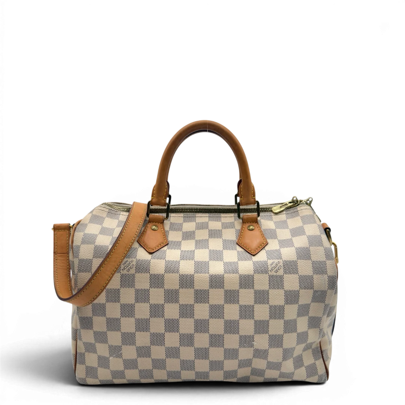 Louis Vuitton Handtasche Speedy 30 Bandouliére Damier Azur