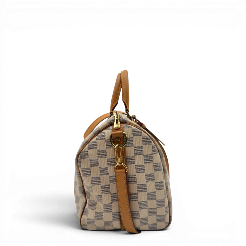 Louis Vuitton Handtasche Speedy 30 Bandouliére Damier Azur