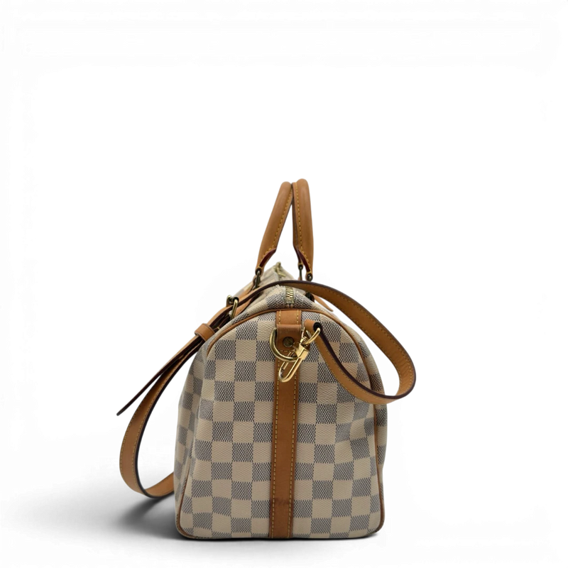 Louis Vuitton Handtasche Speedy 30 Bandouliére Damier Azur