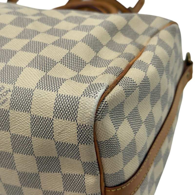 Louis Vuitton Handtasche Speedy 30 Bandouliére Damier Azur