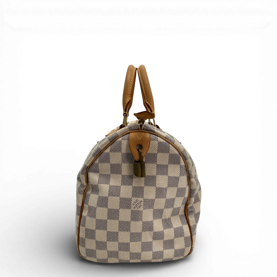 Borsa a mano Speedy 30 in Damier Azure