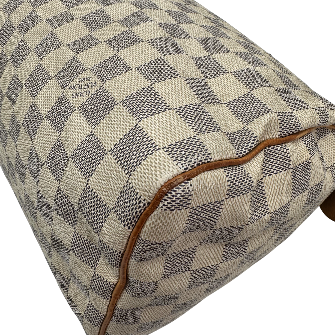 Borsa a mano Speedy 30 in Damier Azure