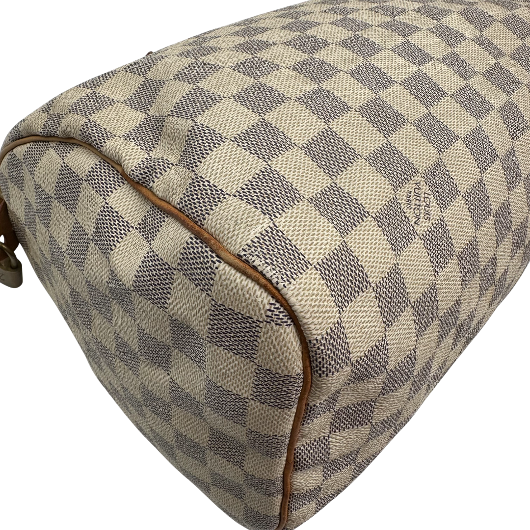 Borsa a mano Speedy 30 in Damier Azure