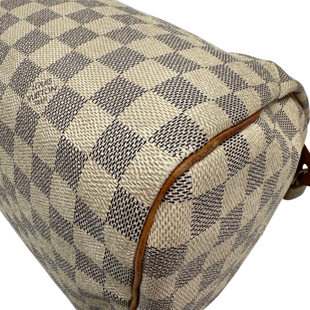 Borsa a mano Speedy 30 in Damier Azure