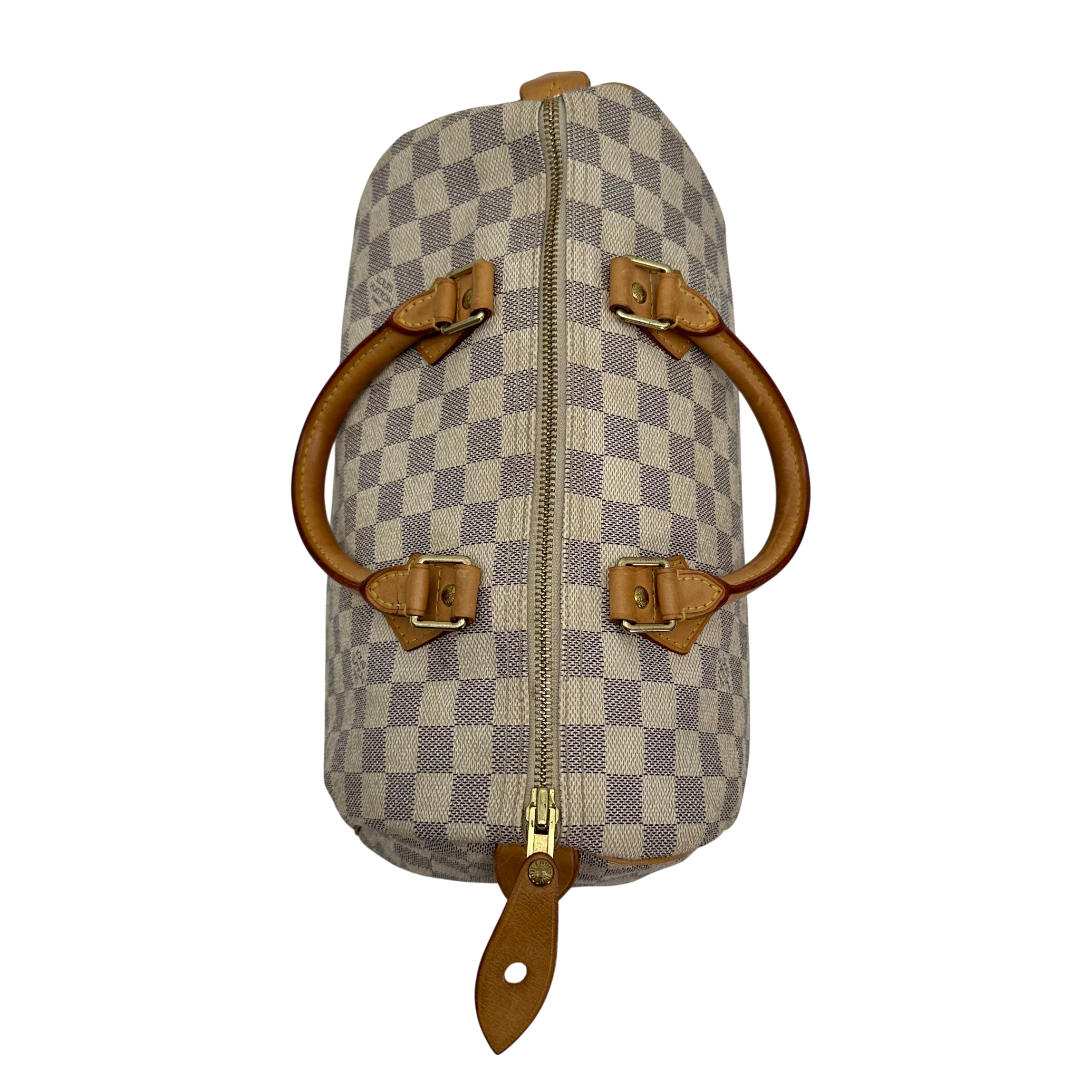 Borsa a mano Speedy 30 in Damier Azure