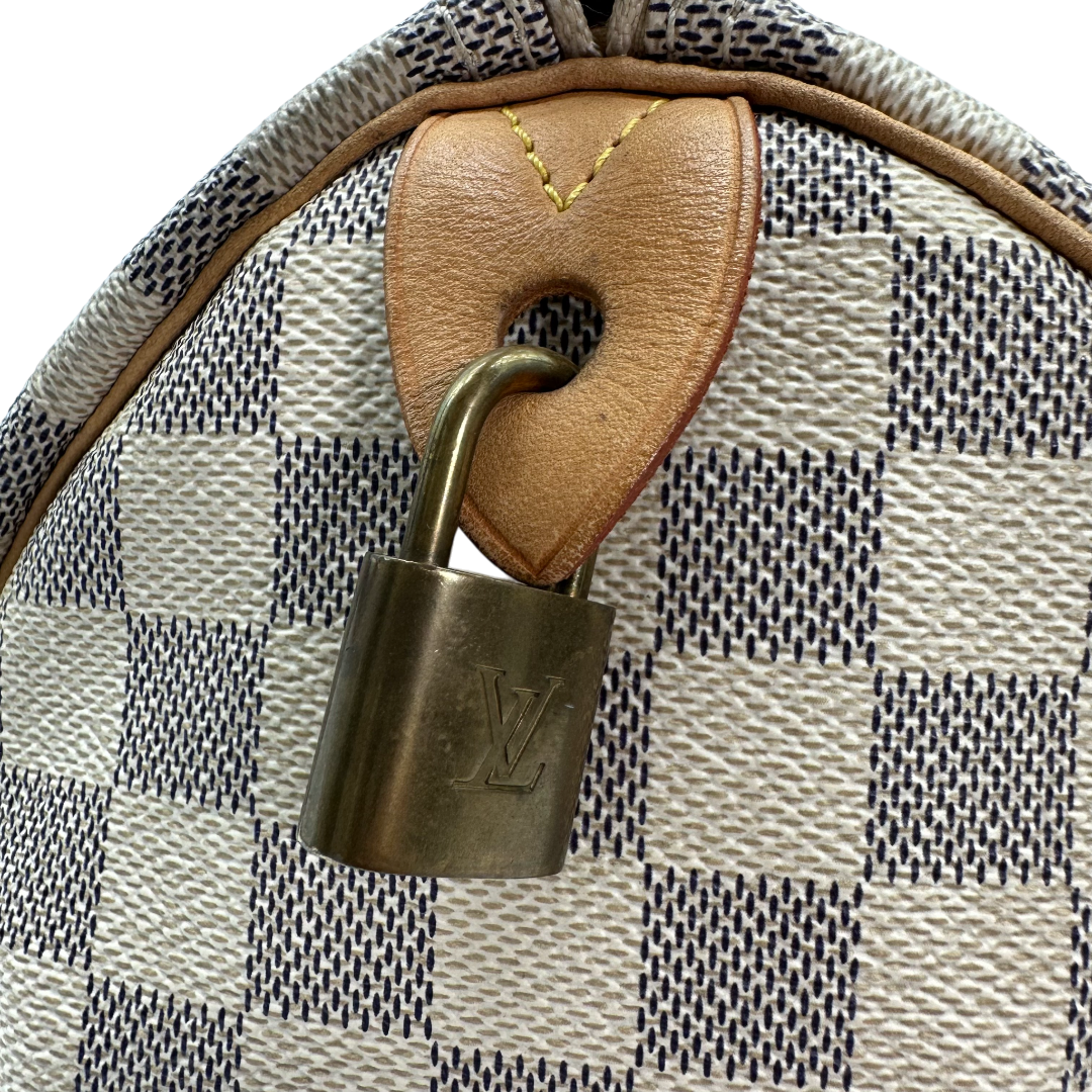Borsa a mano Speedy 30 in Damier Azure