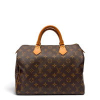 Louis Vuitton Speedy 30 Handbag Brown
