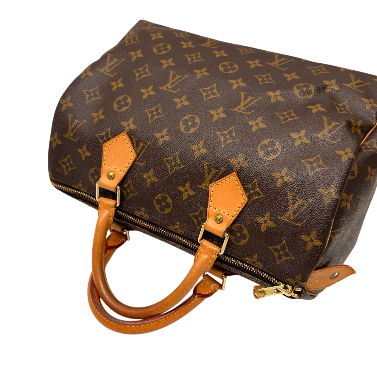 Louis Vuitton Speedy 30 Handbag Brown