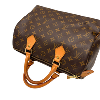 Louis Vuitton Speedy 30 Handbag Brown