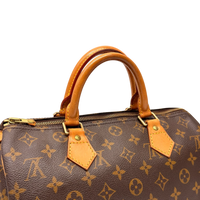 Louis Vuitton Speedy 30 Handbag Brown