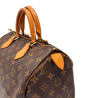 Louis Vuitton Speedy 30 Handbag Brown
