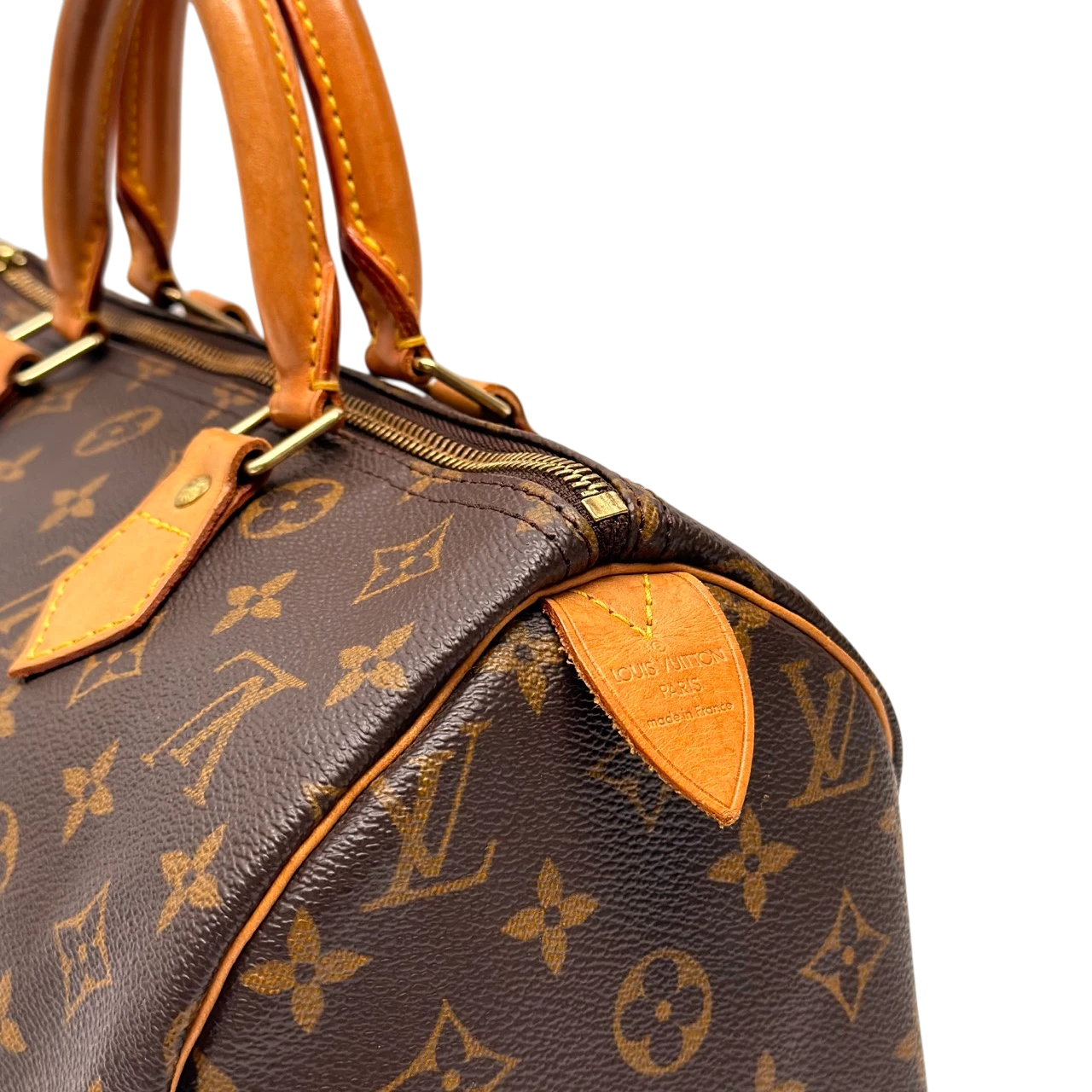 Louis Vuitton Speedy 30 Handbag Brown
