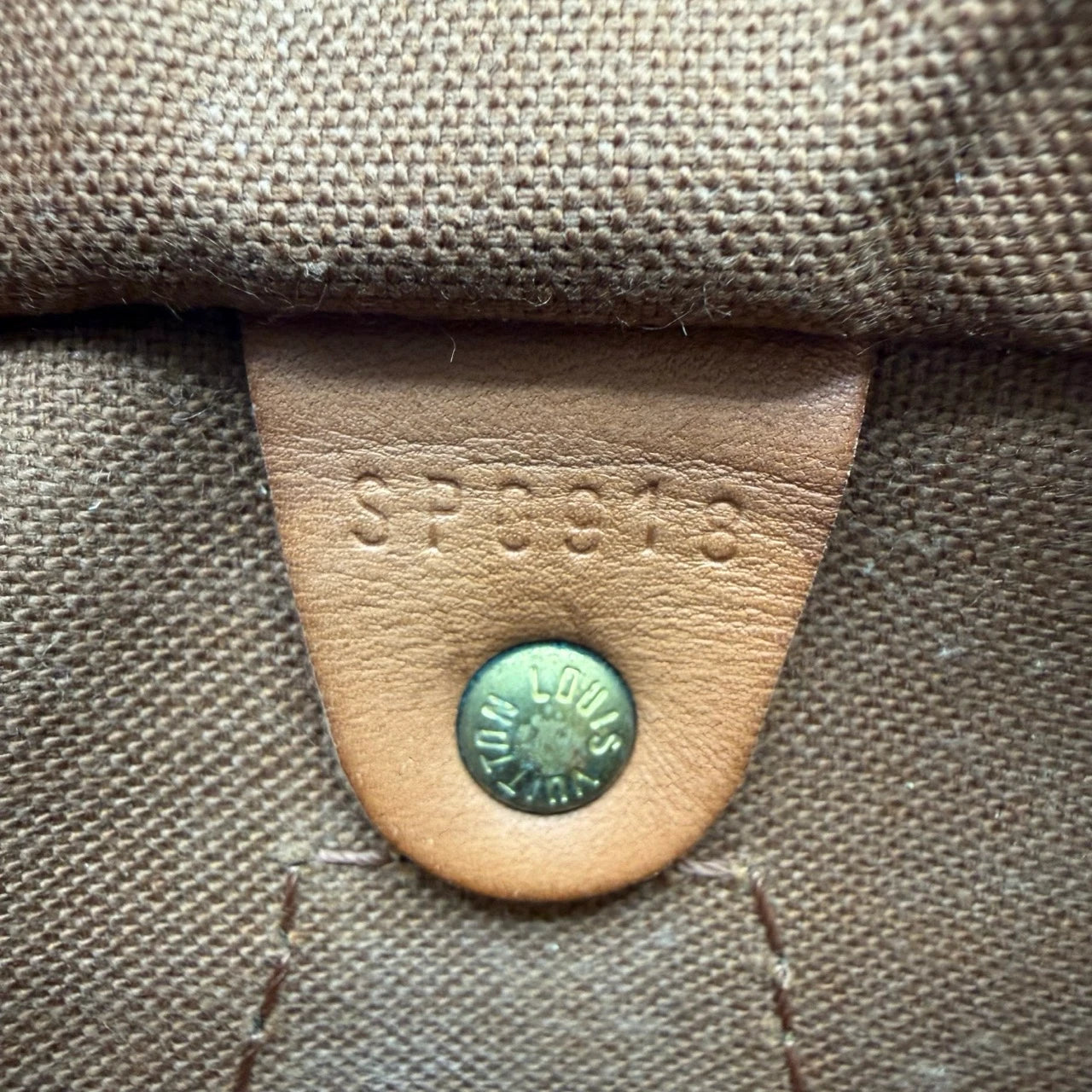 Louis Vuitton Handtasche Speedy 30 monogram braun