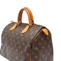 Louis Vuitton Speedy 30 Handbag Brown