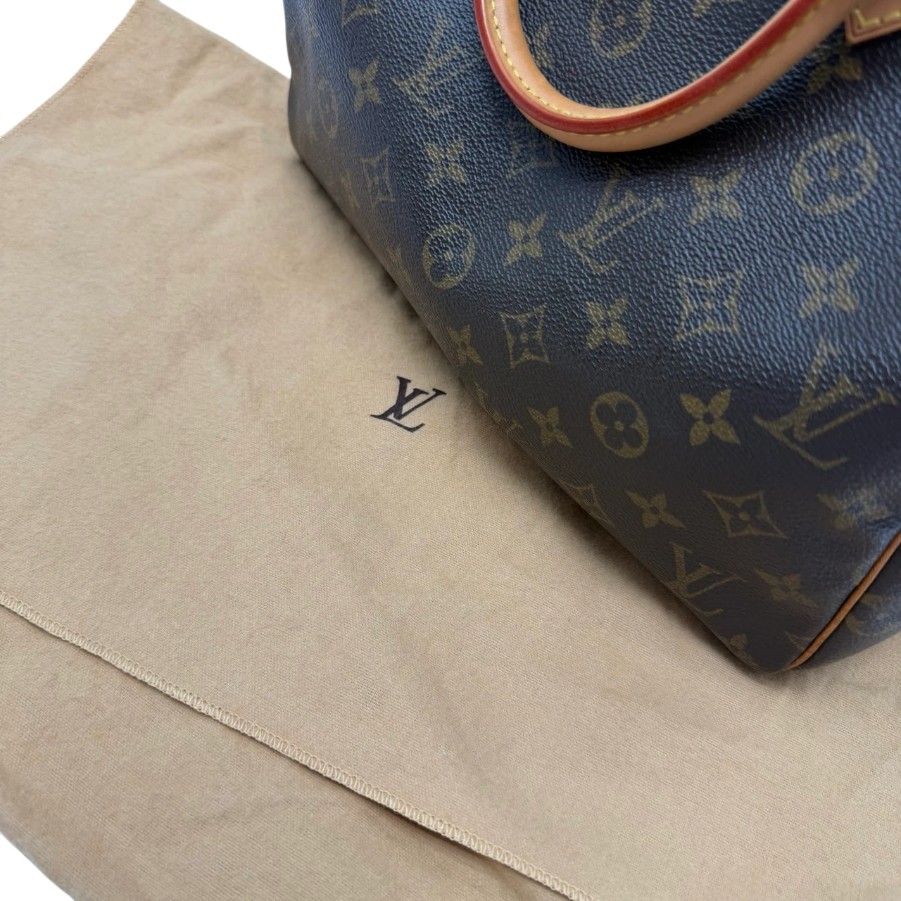 Louis Vuitton Handtasche Speedy 30 monogram braun